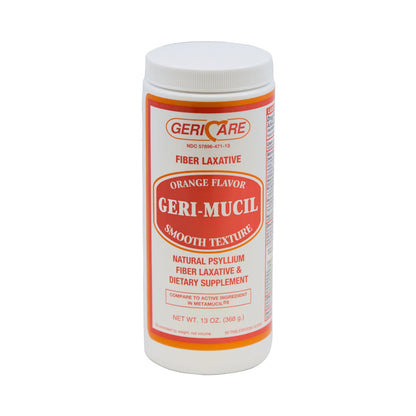 Geri-Care® Laxative Orange Flavor Powder 13 oz. 3.4 Gram Strength Psyllium Husk (555703_BT)