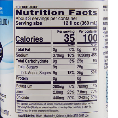 Pedialyte® Classic Oral Electrolyte Solution Grape Flavor 33.8 oz. Electrolyte (366834_EA)