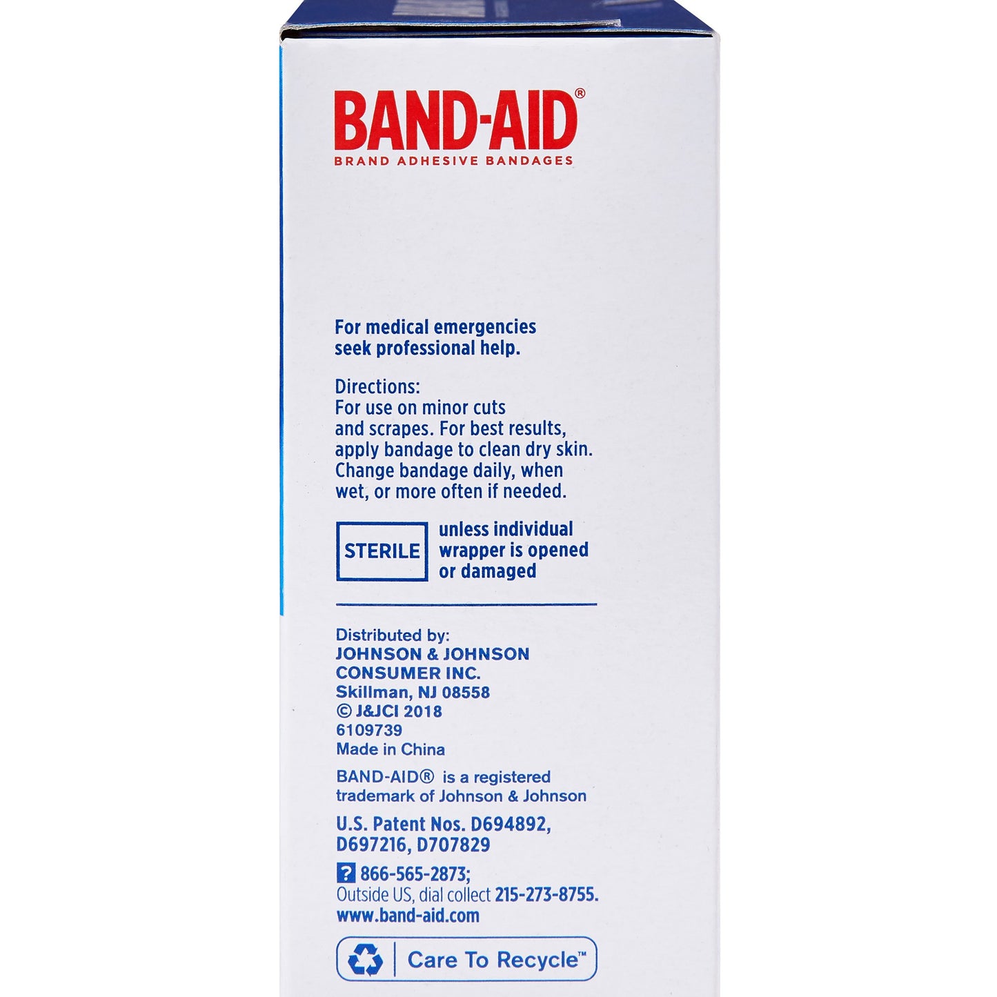Band-Aid® Adhesive Strip 1 X 3 Inch Fabric Rectangle Tan Sterile (115847_EA)