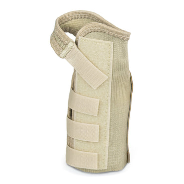 McKesson Wrist Brace Low Profile / Contoured / Wraparound Aluminum / Cotton / Elastic Right Hand Beige Large (1159157_EA)