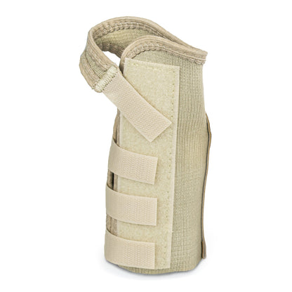 McKesson Wrist Brace Low Profile / Contoured / Wraparound Aluminum / Cotton / Elastic Right Hand Beige Large (1159157_EA)