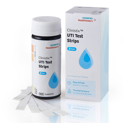 Clinistix™ Urinalysis Test Kit Urinary Tract Infection Detection 5 Tests per Kit CLIA Waived (1244782_KT)