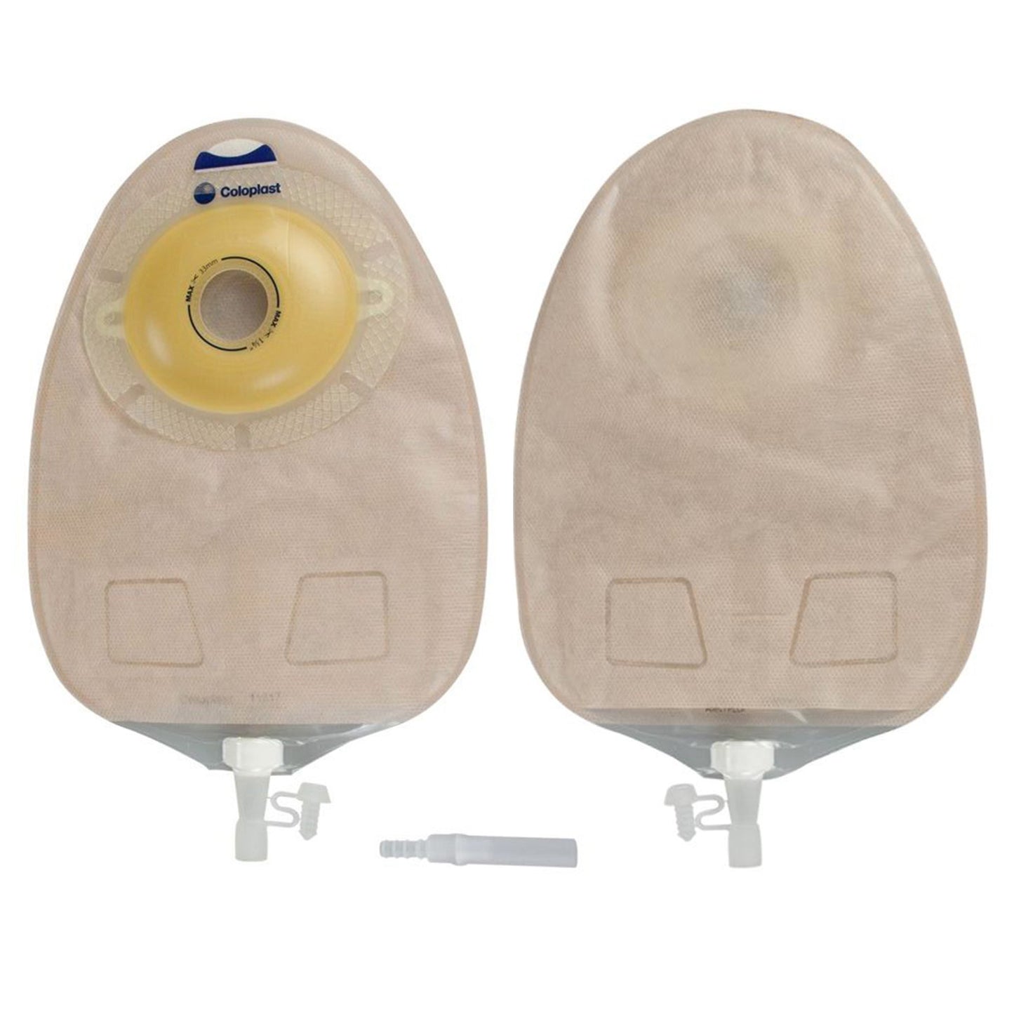 SenSura® Urostomy Pouch One-Piece System 10-3/8 Inch Length, Maxi Convex Light, Pre-Cut 1-1/4 Inch Stoma Drainable (847156_BX)
