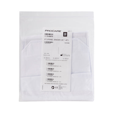 ProCare® Premium Abdominal Binder One Size Fits Most Hook and Loop Closure 30 to 45 Inch Waist Circumference 9 Inch Height Adult (302627_EA)