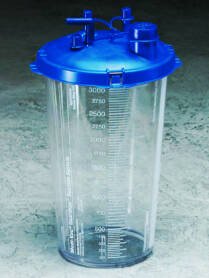 Medi-Vac® Guardian™ Rigid Suction Canister 3000 mL Sealing Lid (274612_EA)