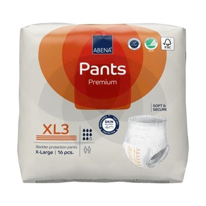 Abena® Premium Pants XL3 Unisex Adult Absorbent Underwear Pull On with Tear Away Seams X-Large Disposable Heavy Absorbency (1218238_PK)