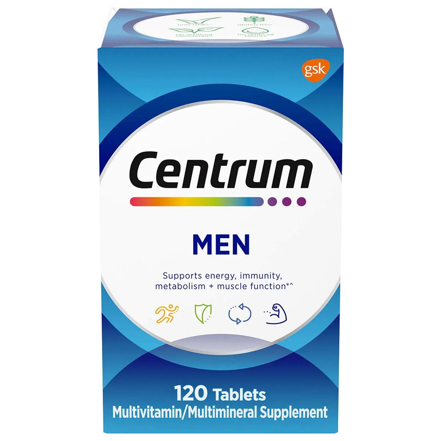 Centrum® Men Multivitamin Supplement Tablet 120 per Bottle (1230550_BT)