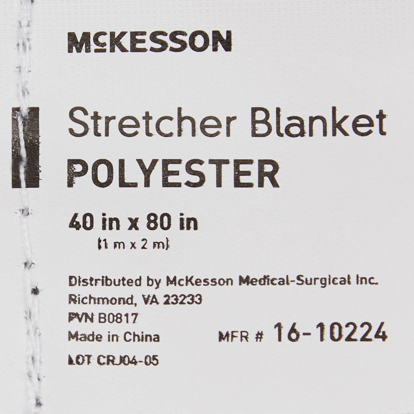 McKesson Blanket 40 X 80 Inch Polyester (668037_EA)