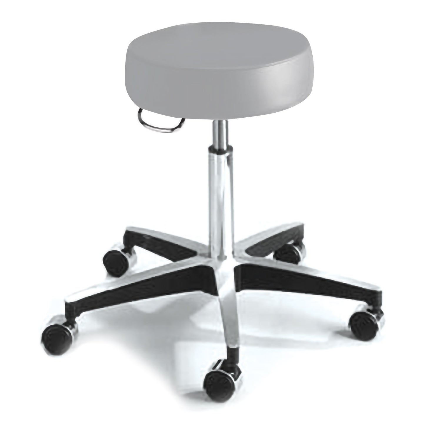 McKesson Exam Stool Backless Pneumatic Height Adjustment 5 Casters Clamshell (407031_EA)