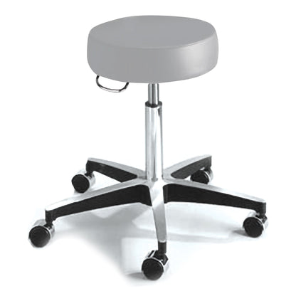 McKesson Exam Stool Backless Pneumatic Height Adjustment 5 Casters Clamshell (407031_EA)