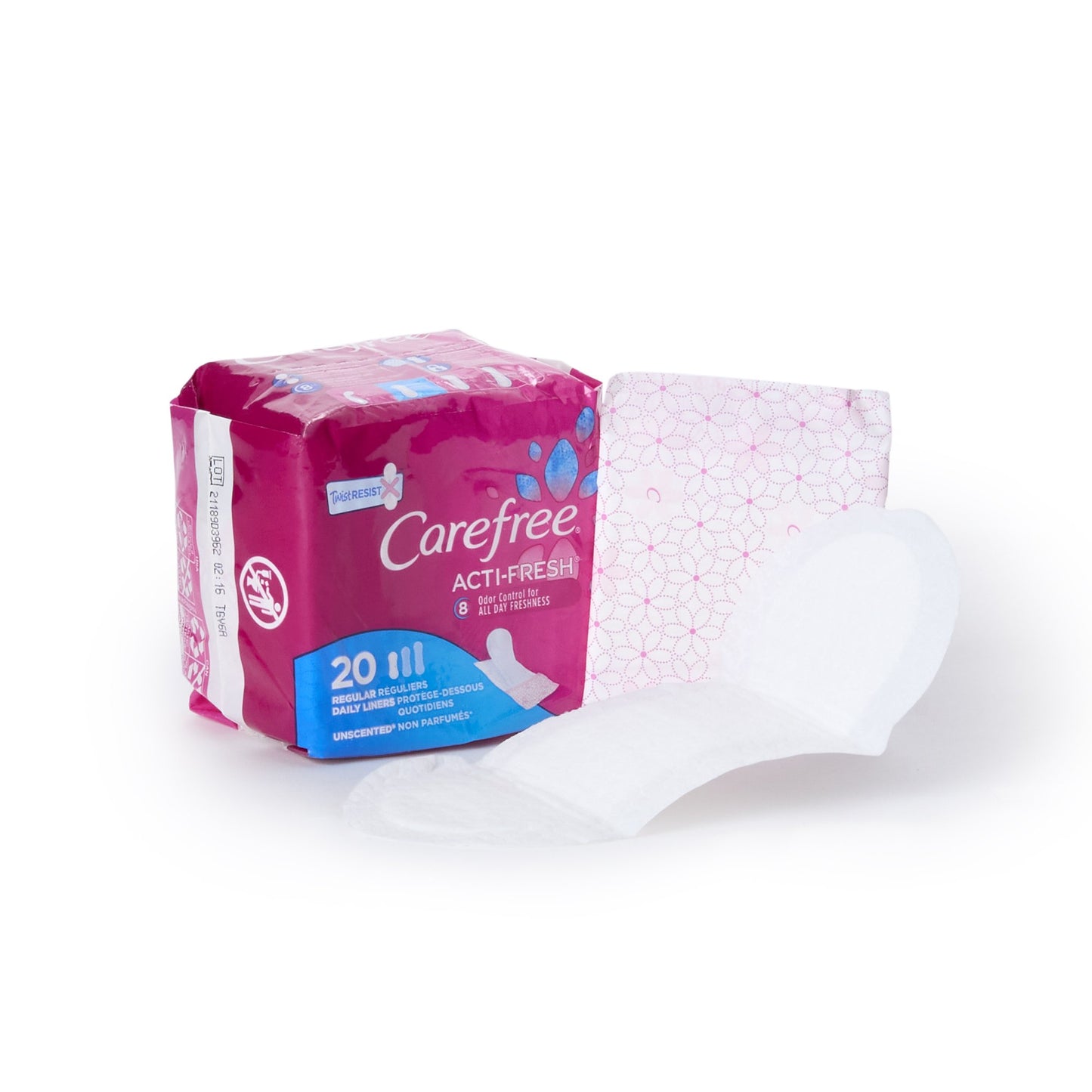 Carefree® actifresh® Panty Liner Regular Absorbency (956735_BX)