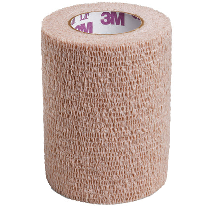 3M™ Coban™ LF Cohesive Bandage 3 Inch X 5 Yard Self-Adherent Closure Tan NonSterile Standard Compression (388424_CS)