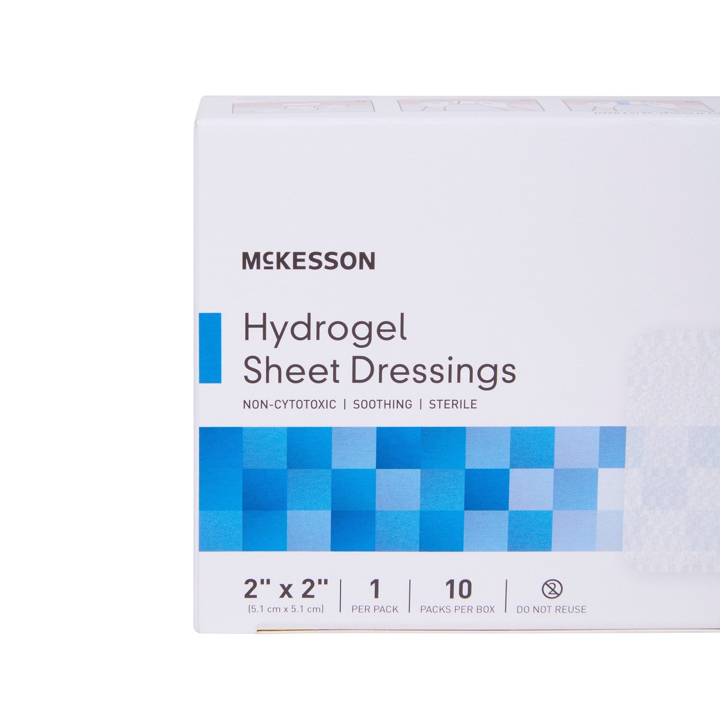 McKesson Hydrogel Wound Dressing Sheet 2 X 2 Inch Sheet Sterile (494192_EA)