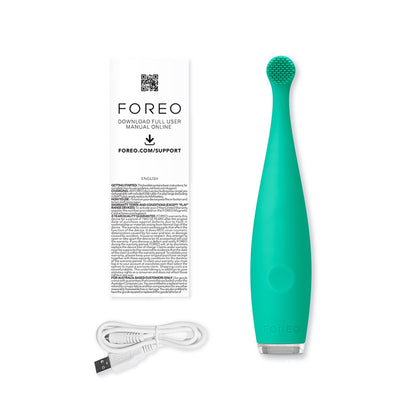 ISSA™ baby Sonic Toothbrush Kiwi Green Panda Ages Birth to 4 Years Silicone (1252886_EA)