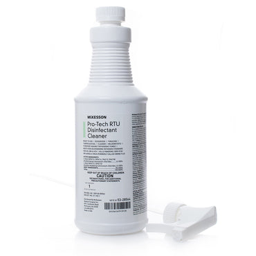 McKesson Pro-Tech Surface Disinfectant Cleaner Quaternary Based J-Fill® Dispensing Systems Liquid 32 oz. Bottle Floral Scent NonSterile (484484_EA)
