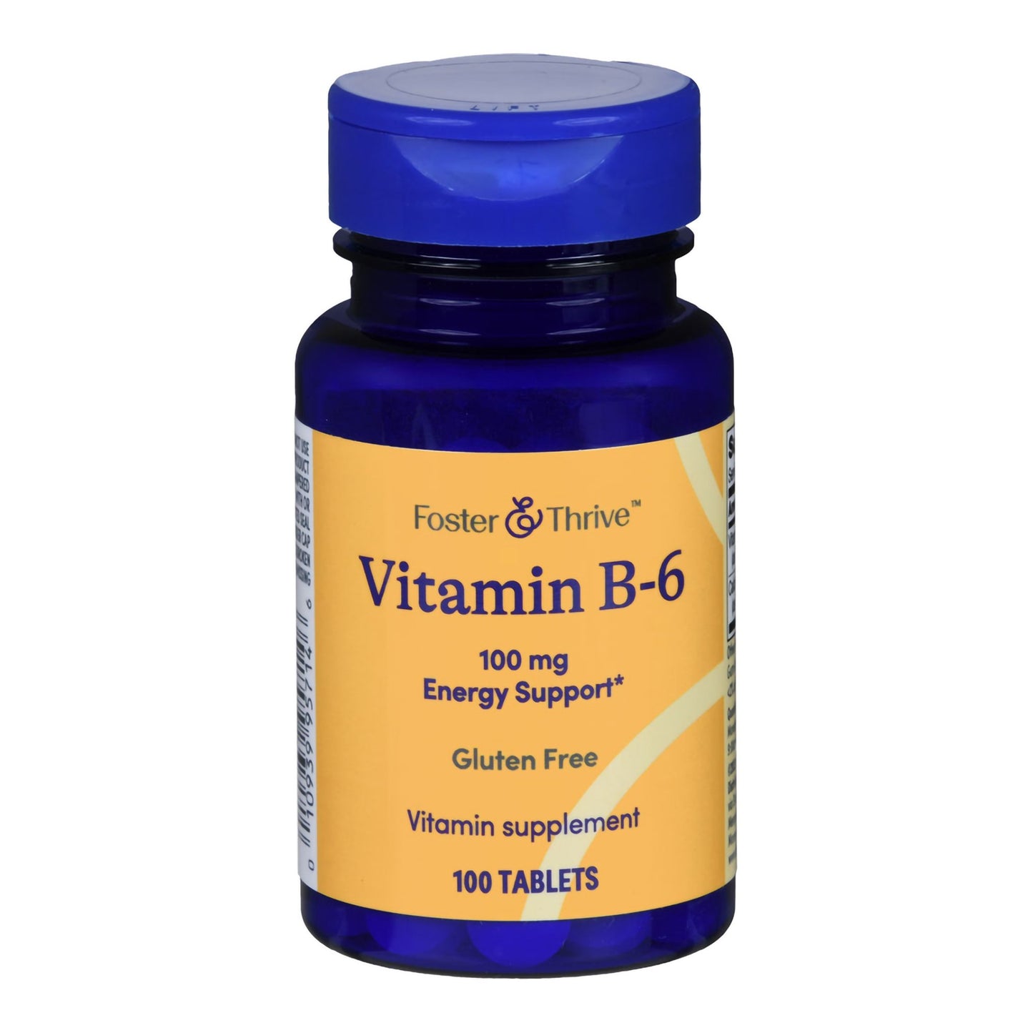 Foster & Thrive™ Vitamin Supplement Vitamin B6 100 mg Strength Tablet 100 per Bottle (1238899_BT)