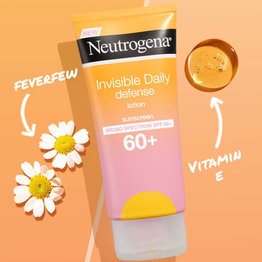 Neutrogena® Invisible Daily Defense Sunscreen SPF 60 Lotion 3 oz. Tube (1228818_EA)