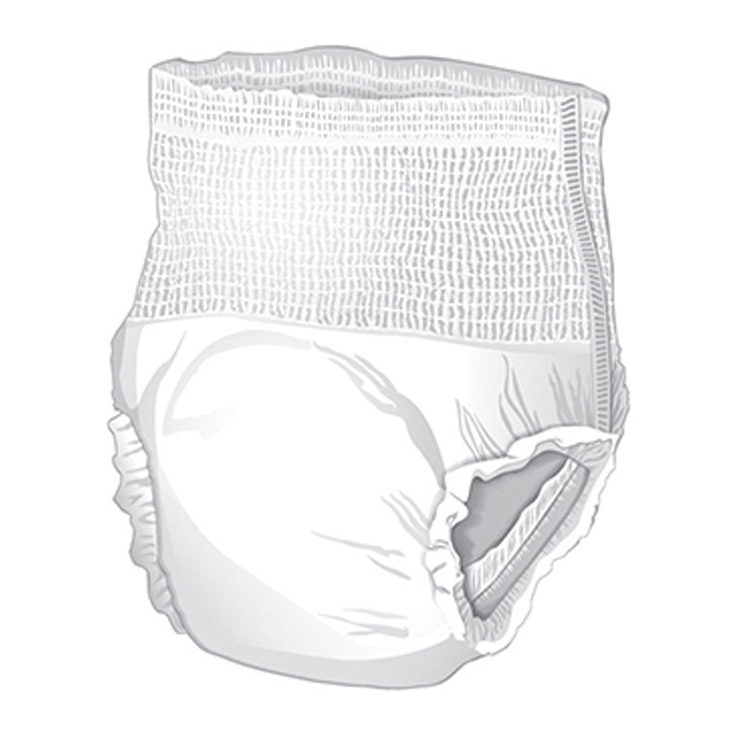 McKesson Unisex Adult Absorbent Underwear Pull On with Tear Away Seams Medium Disposable Heavy Absorbency (1123835_CS)