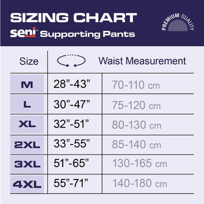 Seni® Knit Pant Unisex Polyester / Spandex Medium Pull On Reusable (1260507_PK)