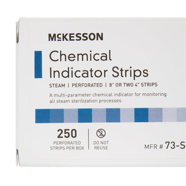 McKesson Sterilization Chemical Indicator Strip Steam 8 Inch Length (524534_BX)
