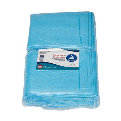 Dynarex® Disposable Underpad 23 X 36 Inch Fluff Light Absorbency (731711_BG)