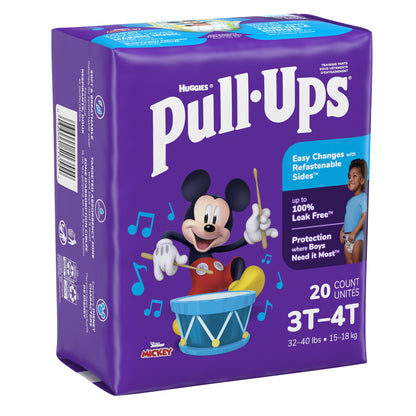 Pull-Ups® Male Toddler Training Pants Size 3T to 4T Disposable Moderate Absorbency (1160320_PK)