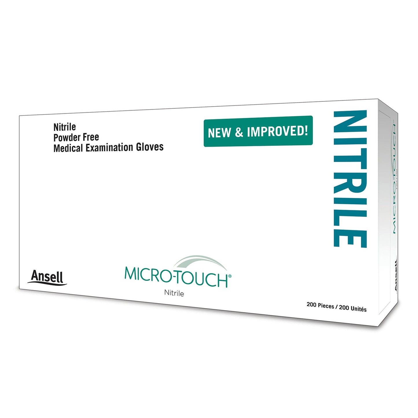 Micro-Touch® Nitrile Exam Glove X-Large NonSterile Nitrile Standard Cuff Length Textured Fingertips Blue Chemo Tested (703153_CS)