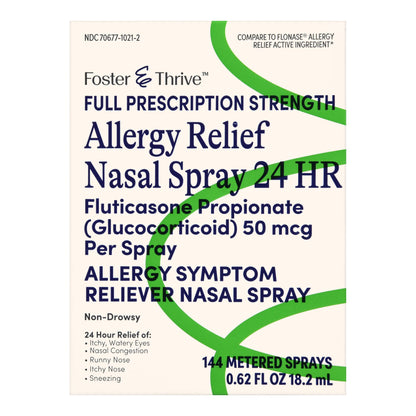 Foster & Thrive™ Allergy Relief 50 mcg Strength Nasal Spray 144 Metered Sprays (1238975_EA)