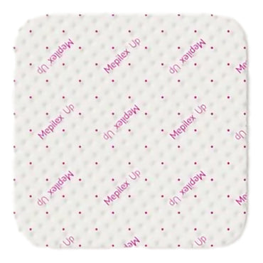 Mepilex® Up Foam Dressing 4 X 4 Inch Without Border Without Film Backing Silicone Adhesive Square Sterile (1226029_CS)