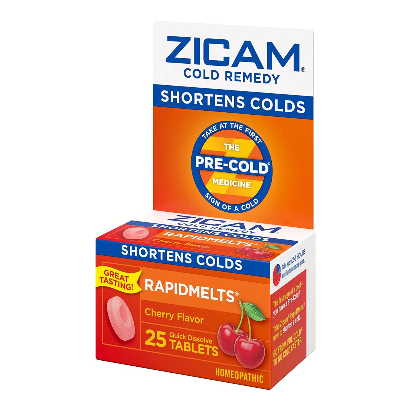 Zicam® Cold and Cough Relief 2X - 1X Strength Tablet 25 per Box (661914_BX)