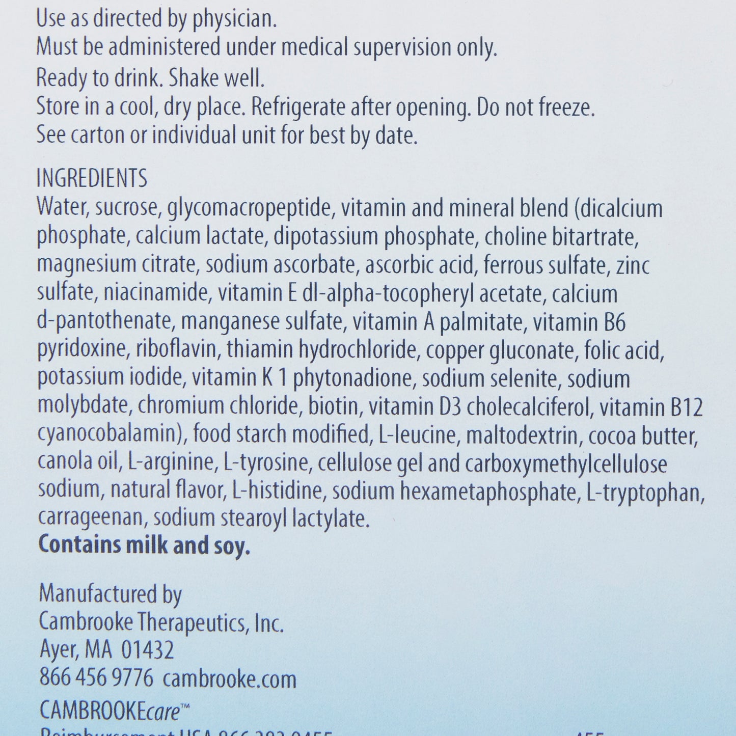 Glytactin® RTD 15 Oral Supplement Original Flavor Liquid 8.3 oz. Carton (1260024_EA)