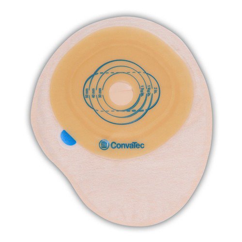 Esteem®+ Ostomy Pouch One-Piece System 8 Inch Length Trim to Fit 13/16 to 2-3/4 Inch Stoma Closed End (823154_BX)