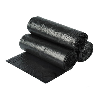 Colonial Bag Trash Bag 60 gal. Black HDPE 17 Mic. 38 X 58 Inch X-Seal Bottom Coreless Roll (980394_CS)
