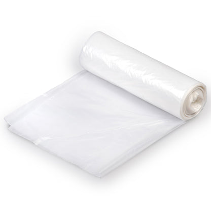 Colonial Bag Trash Bag 10 gal. Clear LLDPE 0.60 mil 23 X 24 Inch X-Seal Bottom Coreless Roll (981114_RL)