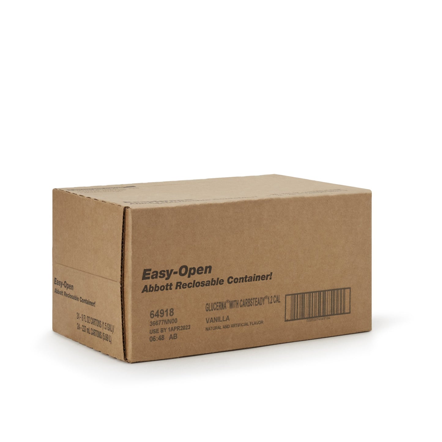 Glucerna® 1.2 Cal Oral Supplement Vanilla Flavor Liquid 8 oz. Reclosable Carton (1048235_CS)