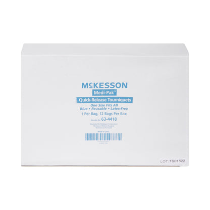 McKesson Tourniquet, Quick Release 14 Inch Length Synthetic Silk and Terylene (581564_EA)