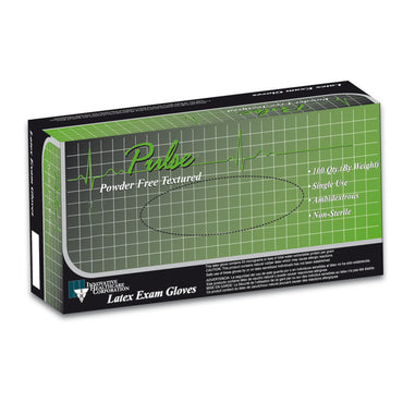 Pulse® 151 Series Exam Glove Medium NonSterile Latex Standard Cuff Length Fully Textured White Not Rated (894069_BX)