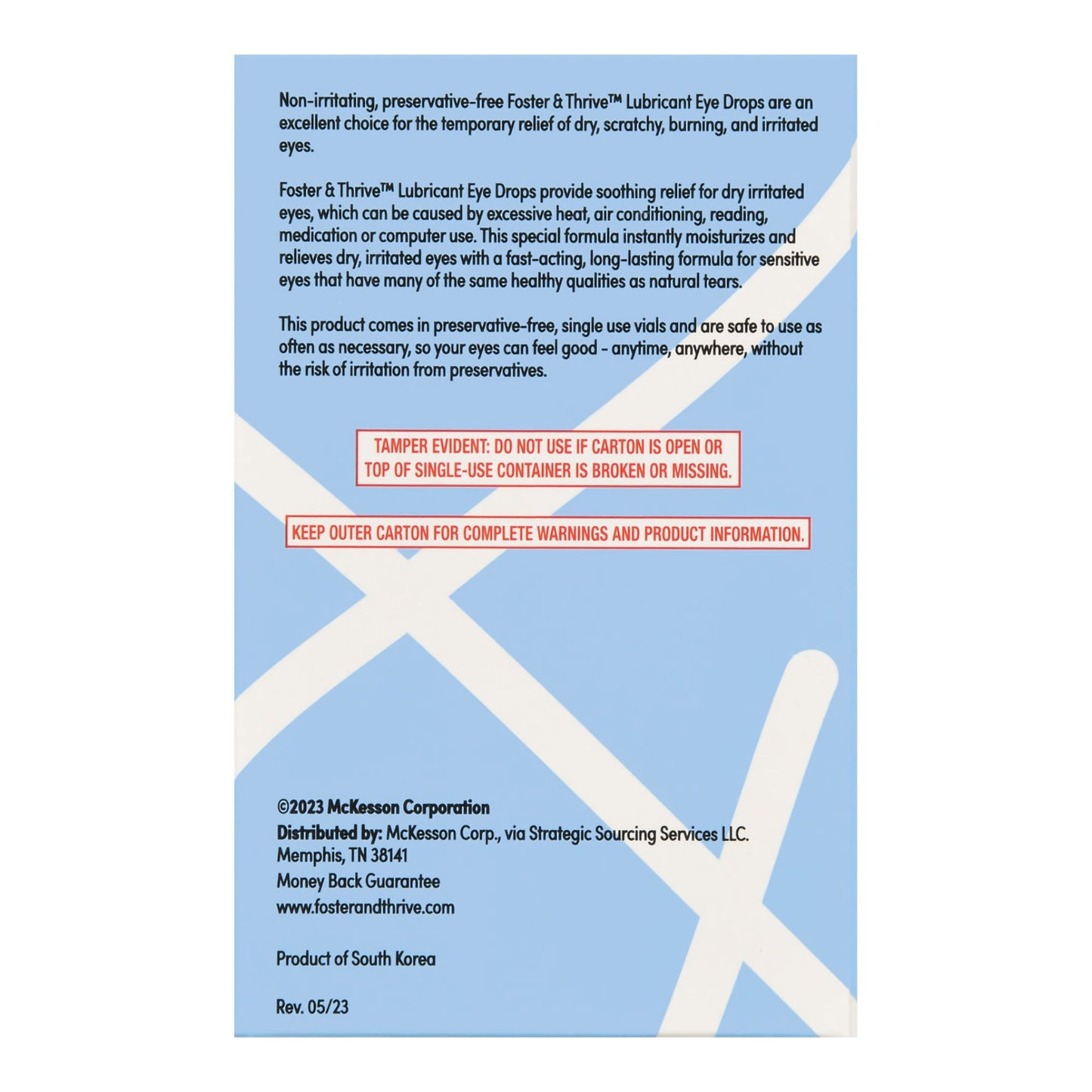 Foster & Thrive™ Eye Lubricant 0.01 oz. Eye Drops (1244998_EA)