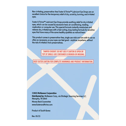Foster & Thrive™ Eye Lubricant 0.01 oz. Eye Drops (1244998_EA)