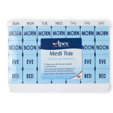 Medi Tray Pill Organizer 7 Day 4 Dose (870233_CS)