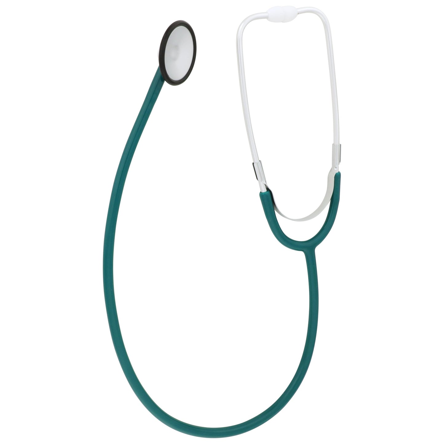 McKesson General Exam Stethoscope Teal Blue 1-Tube 21 Inch Tube Single Sided Chestpiece (363740_EA)