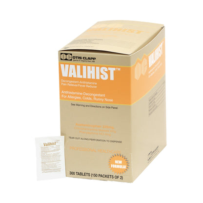 Valihist™ Cold and Cough Relief 325 mg - 2 mg - 5 mg Strength Tablet 2 per Pack (587672_BX)