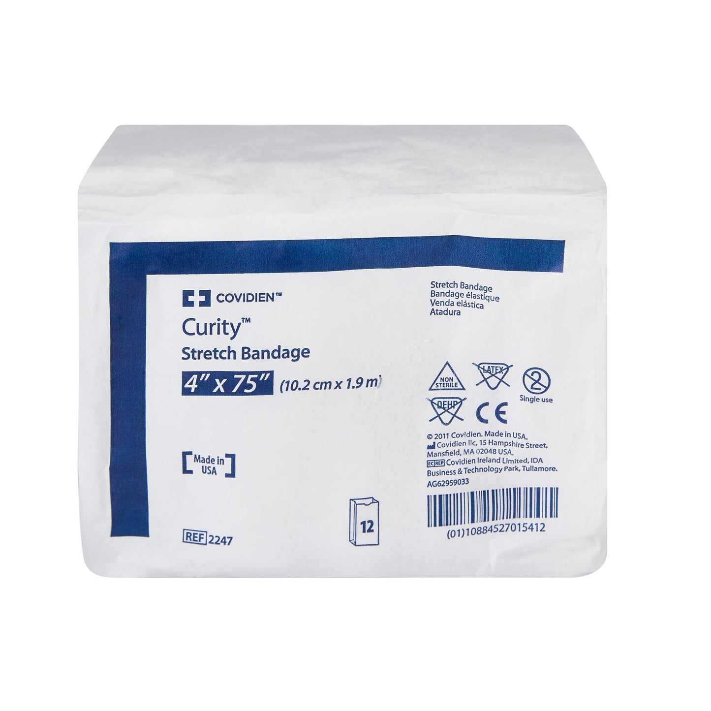 Curity™ Conforming Bandage 4 X 75 Inch 1-Ply NonSterile 12 per Pack (188592_CS)
