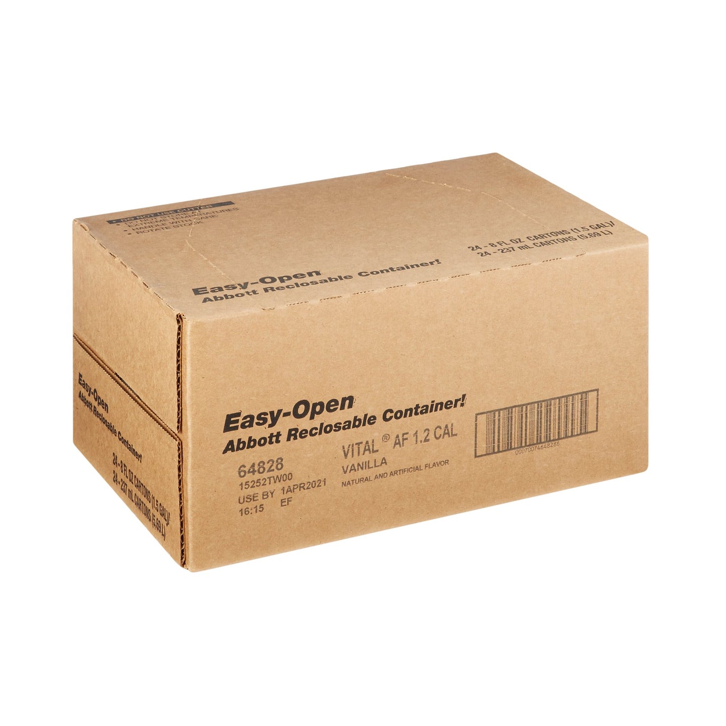 Vital® AF 1.2 Cal Oral Supplement Vanilla Flavor Liquid 8 oz. Reclosable Carton (1048222_EA)