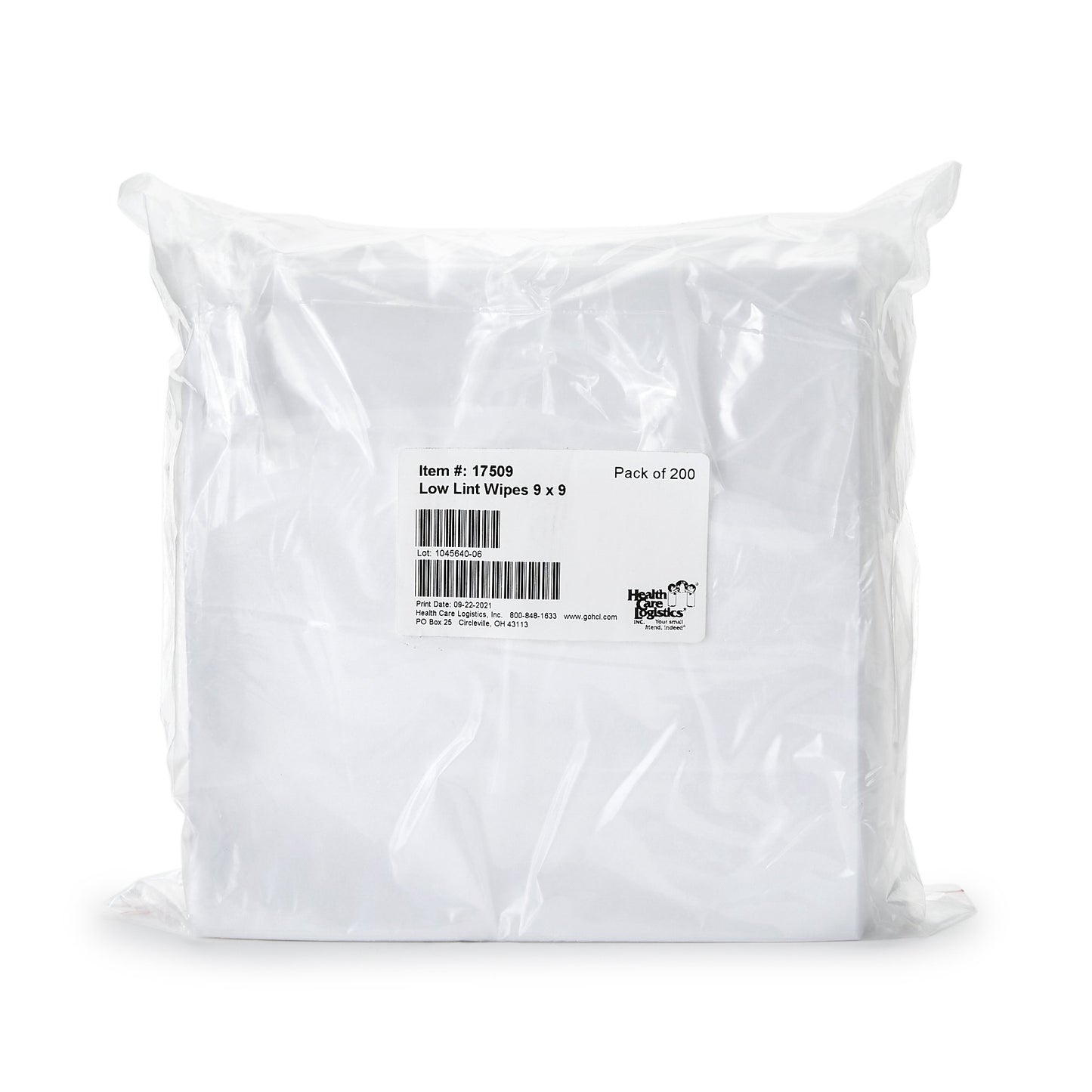 Health Care Logistics® Task Wipe 200 Count Bag 9 X 9 Inch NonSterile Disposable (794231_PK)