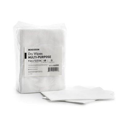 McKesson Task Wipe Medium Duty 48 Count Poly Pack 9 X 12-1/2 Inch NonSterile Disposable (864655_PK)