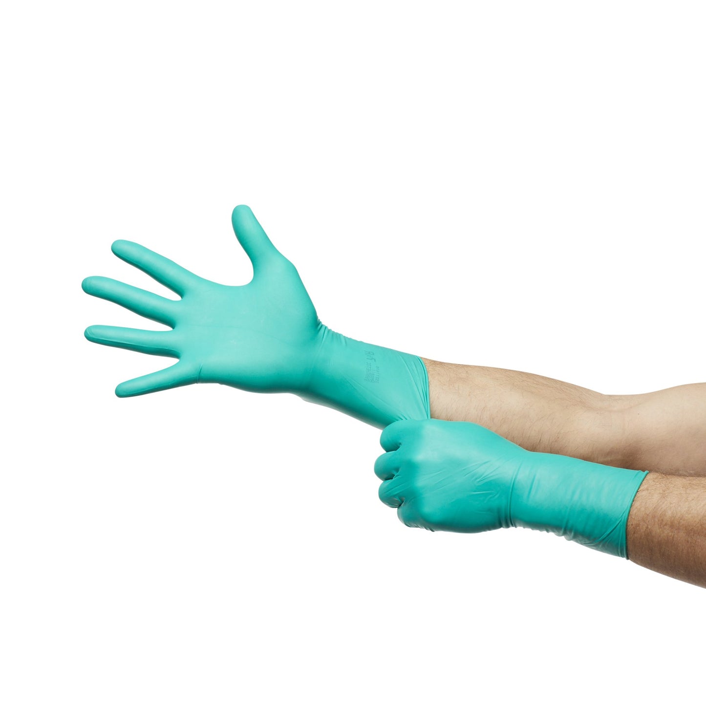 GAMMEX® Non-Latex Surgical Glove Size 7.5 Sterile Polyisoprene Standard Cuff Length Micro-Textured Green Chemo Tested (364346_CS)