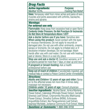 Biofreeze® Professional 360° Topical Pain Relief 10.5% Strength Menthol Spray 4 oz. (1027521_EA)