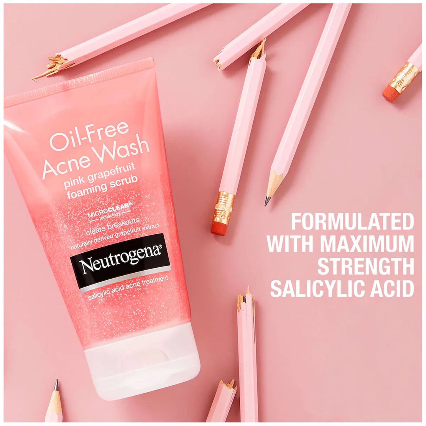 Neutrogena® Oil-Free Acne Wash Acne Treatment 4.2 oz. Foaming Scrub (1193259_EA)