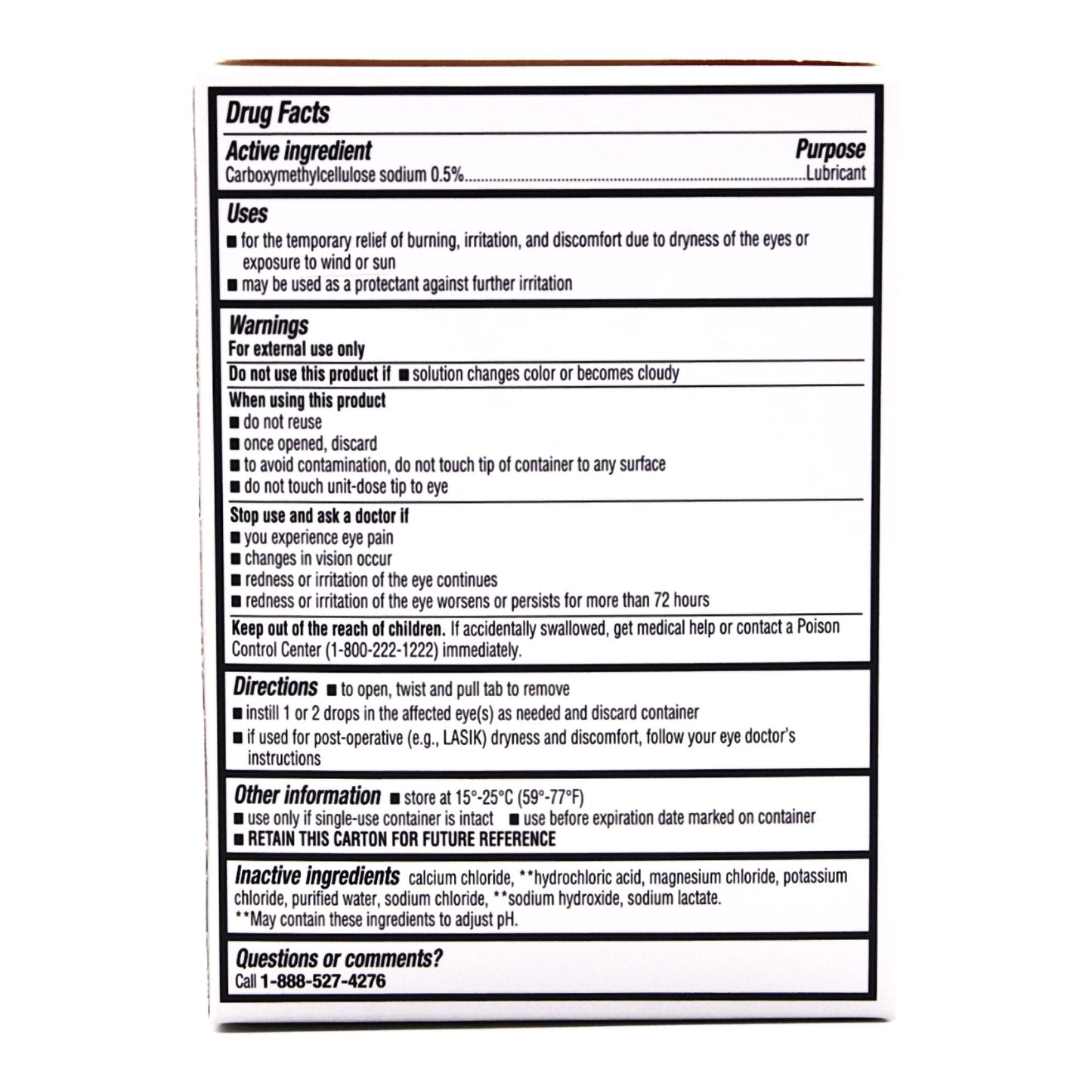 Major Pharmaceuticals Eye Lubricant 30 per Box Eye Drops (1238121_BX)